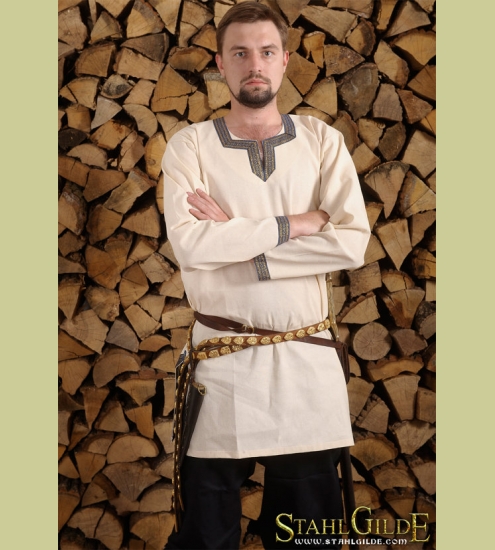 Medieval Celtic Viking Long Sleeves Shirt Plain
